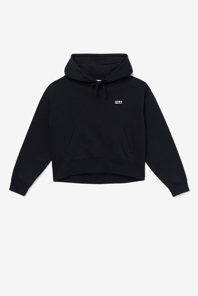 Fila Hoodie Womens Black - Marina - Philippines 1820963-UN